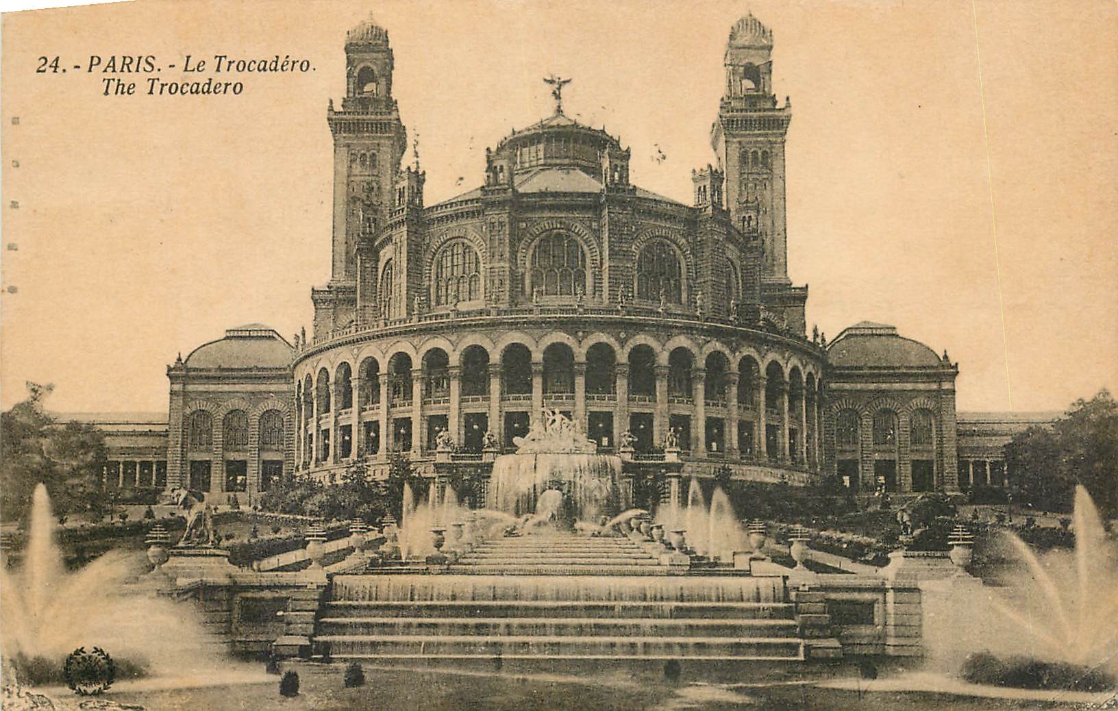 CPA Paris le Trocadero 