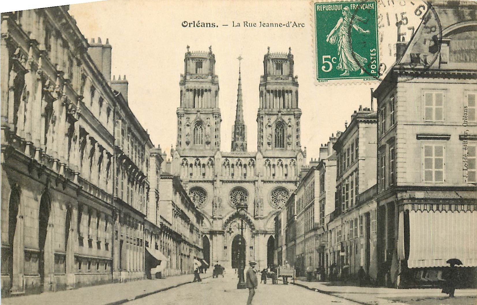 CPA Orleans La Rue Jeanne D'Arc 