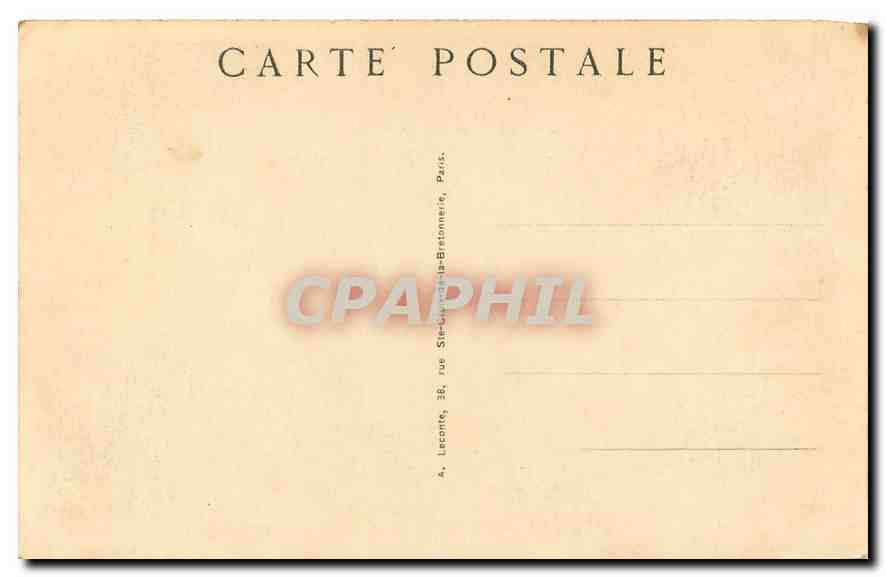 CPA Paris Notre Dame L'Abside  — Rückseite
