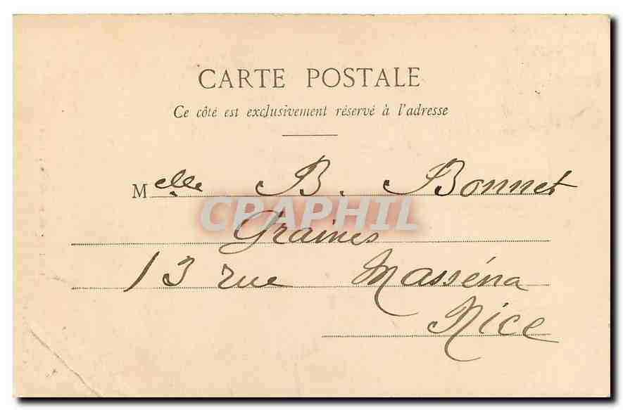 CPA Paris Eglise de la Trinite  — Verso