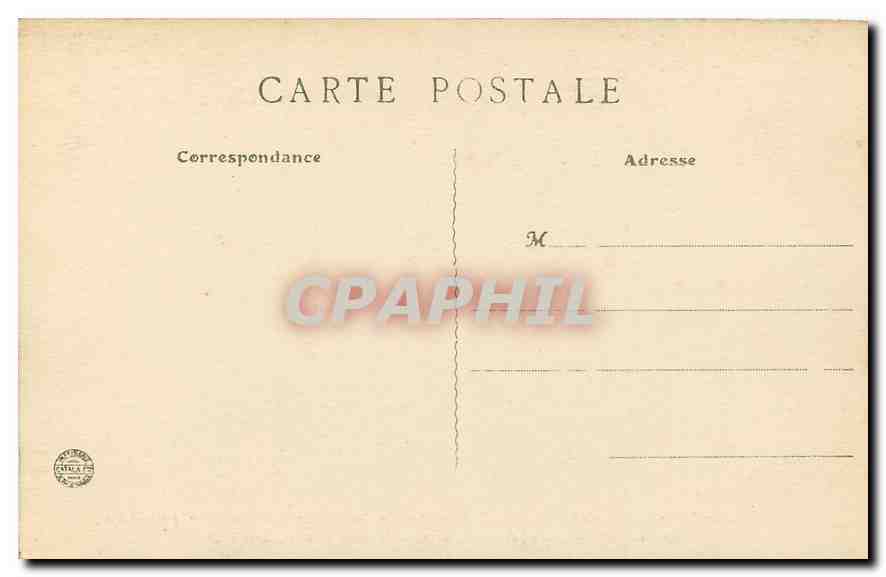 CPA Charlieu Loire Abbaye des Benedictins Le Porche le Tympan le Linteau  — Rückseite