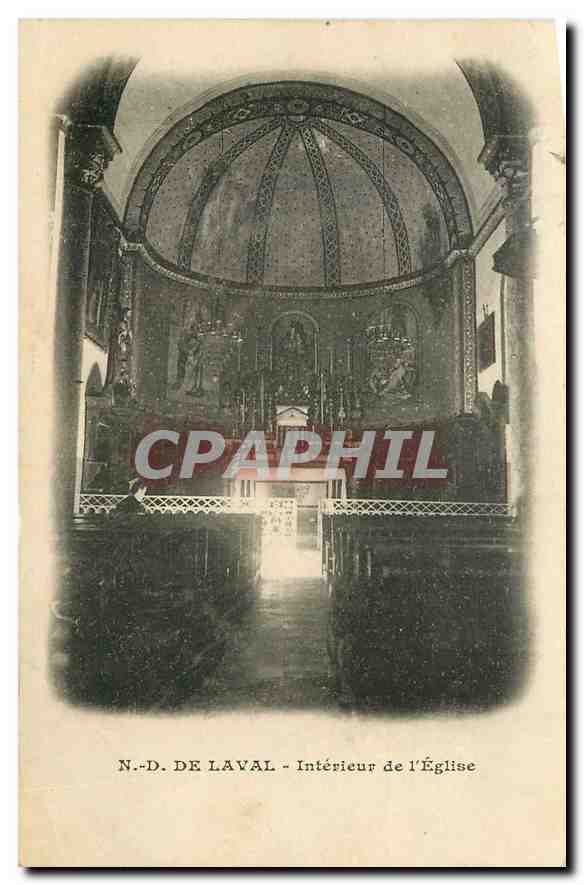 CPA N D de Laval Interieur de l'Eglise 
