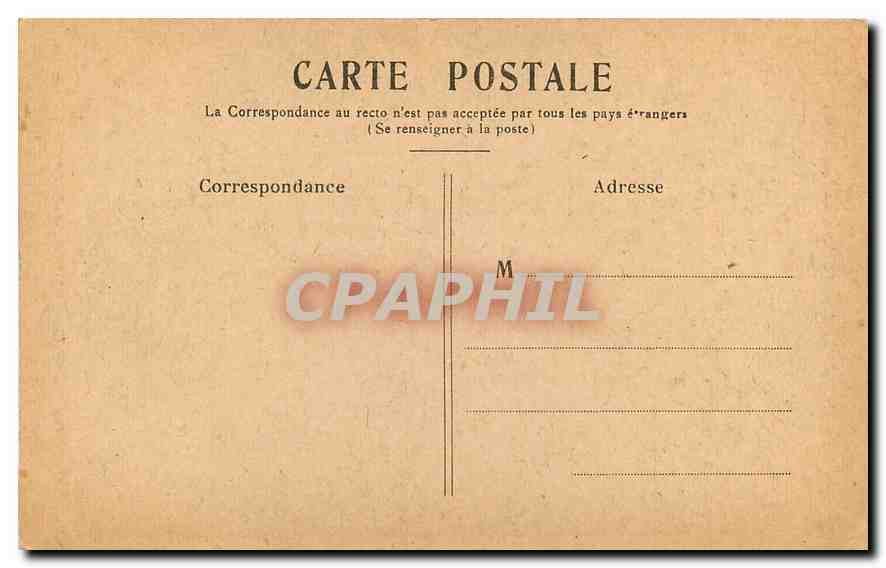 CPA Versailles Portrait de Marie Antoinette Vigee Lebrun — Verso