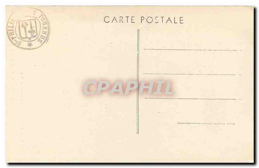 CPA Tournus S et L Saint Philibert Nefs vues du transept nord  — Rückseite