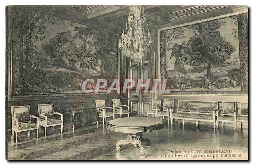 Palacio de FONTAINEBLEAU — Antecámara de los Apartamentos Grandes — n°38