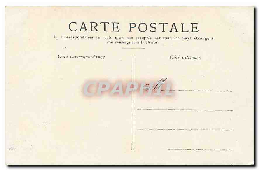 CPA Paris L'Arc de Triomphe de l'Etoile  — Rückseite
