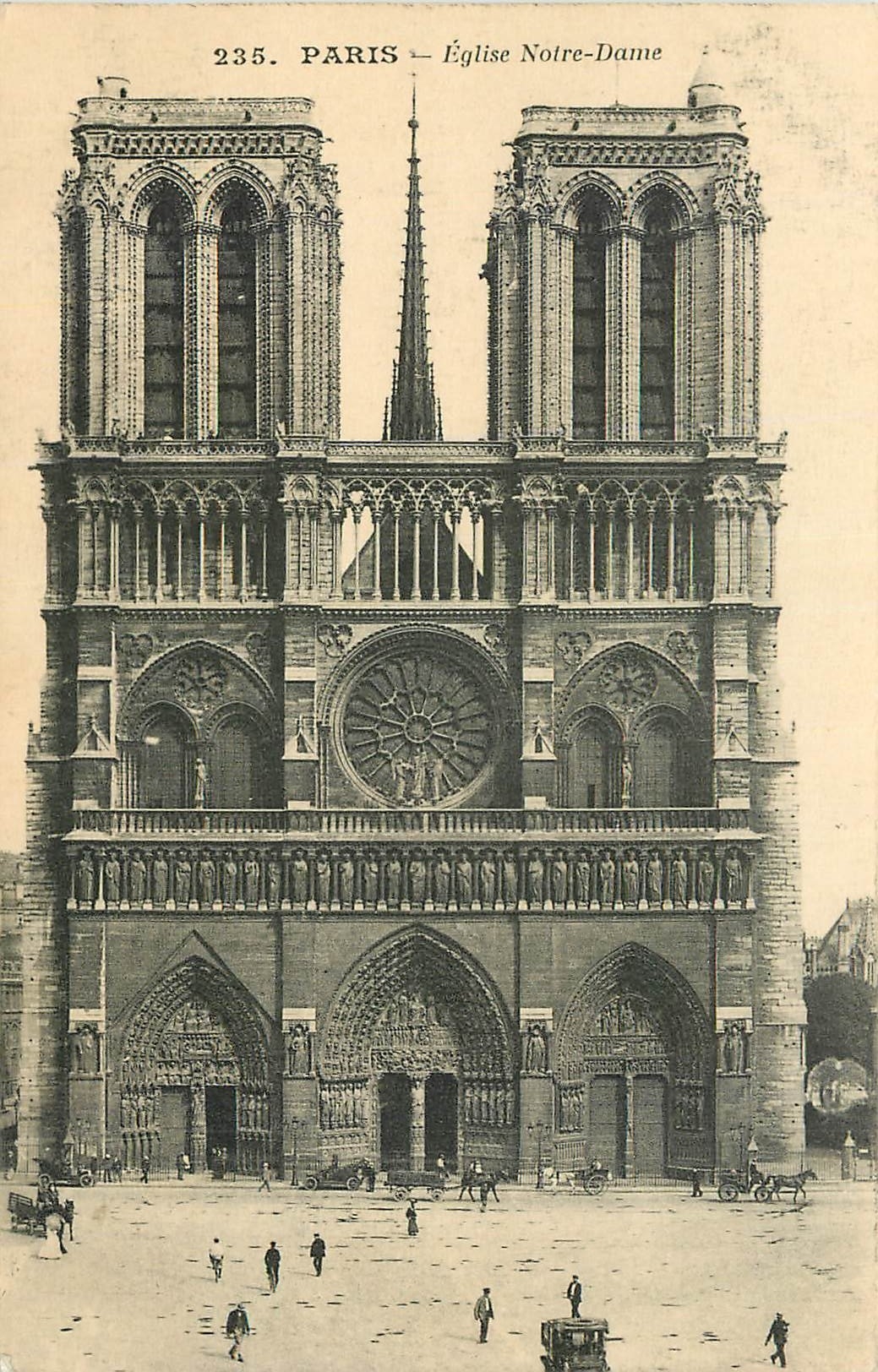 CPA Paris Eglise Notre Dame 