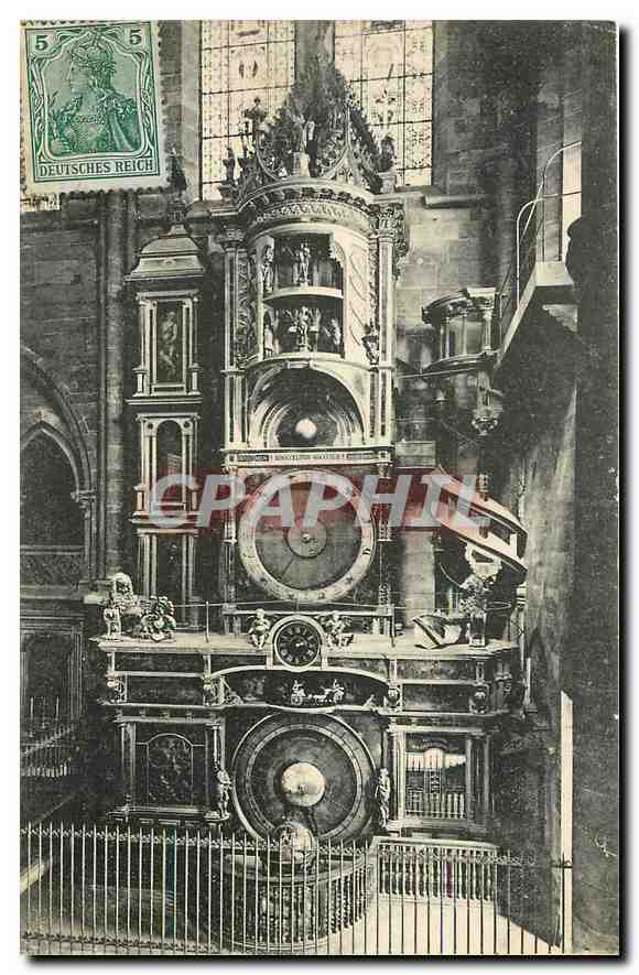CPA Strasbourg Horloge astronomique de la Cathedrale 