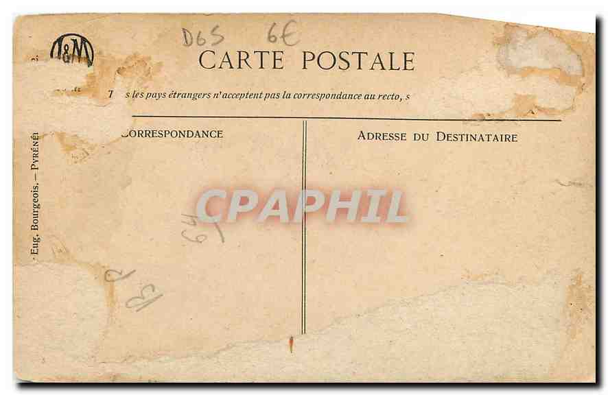 Bourgeois — Pyrénées — éditeur Baux-Bourges n°28 — Reverso