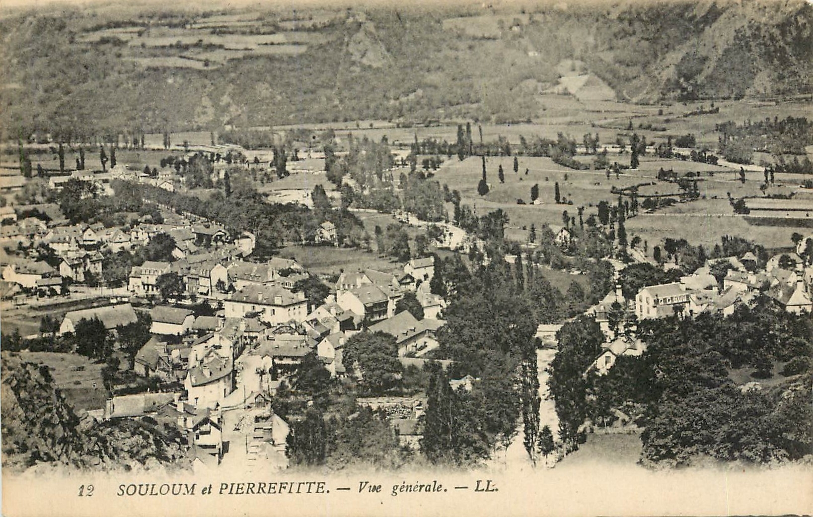 CPA Souloum et Pierrefitte Vue generale 