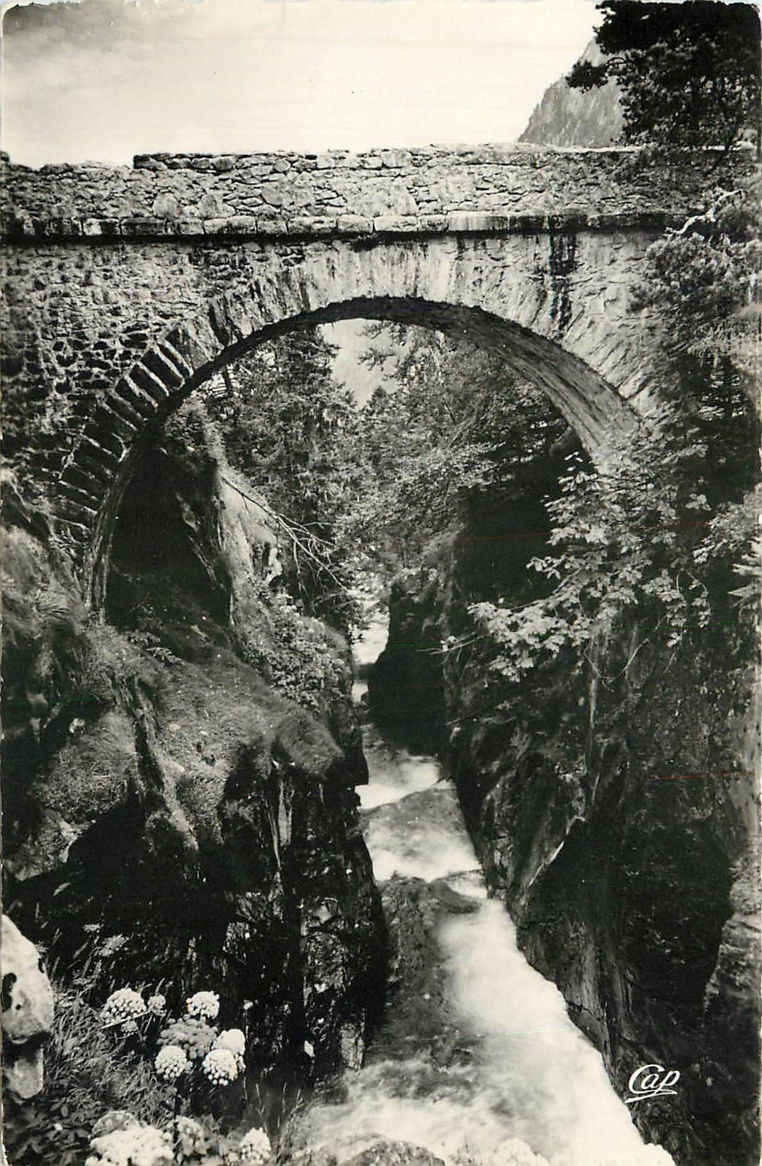 CPA Cauterets Le Pont d'Espagne 