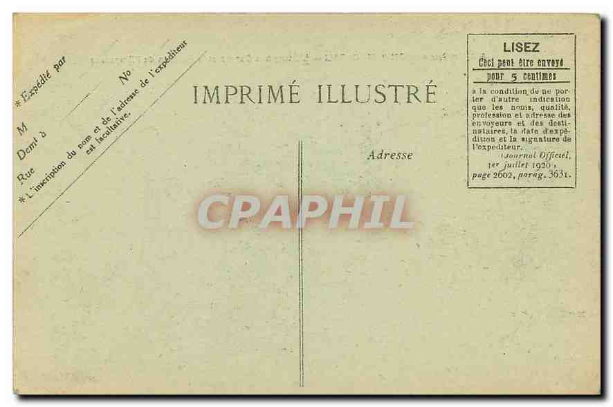 Palais de FONTAINEBLEAU — L'Étang aux Carpes et le Pavillon de l'Empereur — Éditeur E.P.D. n°300 — Achterkant