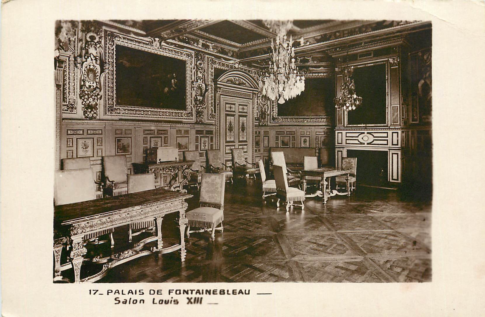 Palast von Fontainebleau — Saal Louis XIII — Edition des Musées du Louvre, n°17