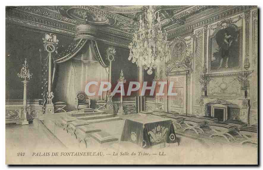 Palazzo di Fontainebleau — La Sala del Trono — LL. — n° 242