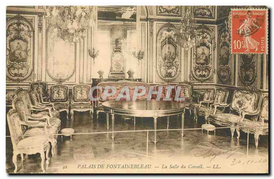 Palast von Fontainebleau — Die Ratshalle — LL. — Nr. 42