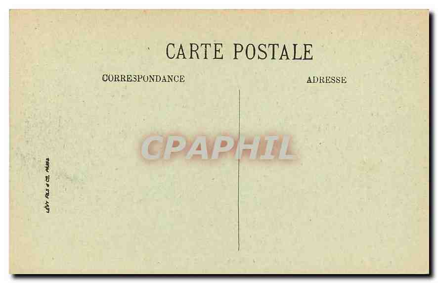 Fontainebleau — Le Palais — L'Avenue des Cascades — N.G. — Rückseite
