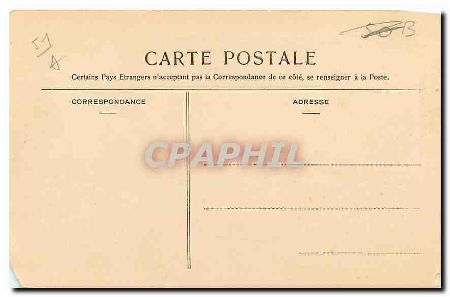 CPA Montmirail Chateau de Montmirail  — Back
