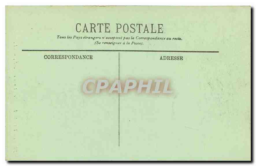 CPA La Vicomte Le Chemin de Ronde  — Rückseite
