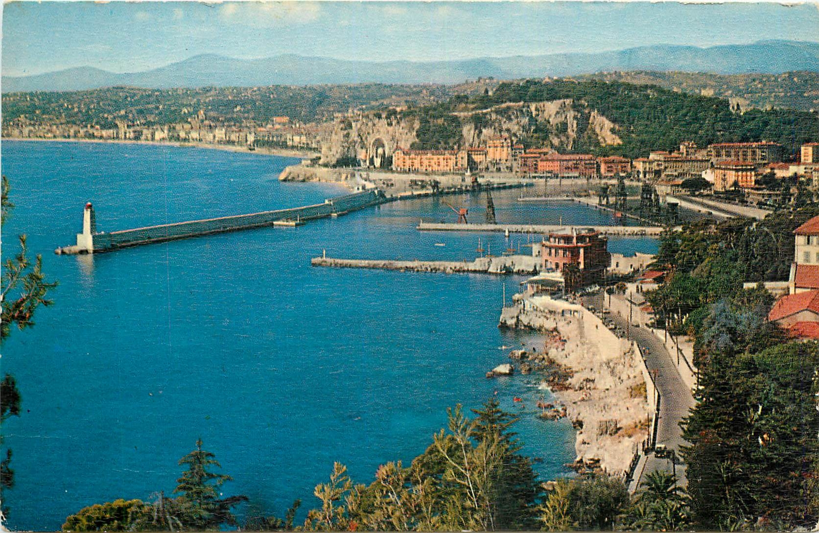 CPA Nice Vue generale prise du Mont Boron 