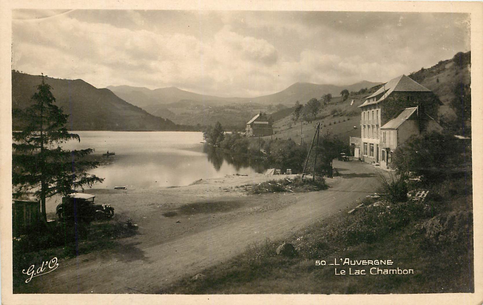 CPA L'Auvergne Le Lac Chambon 