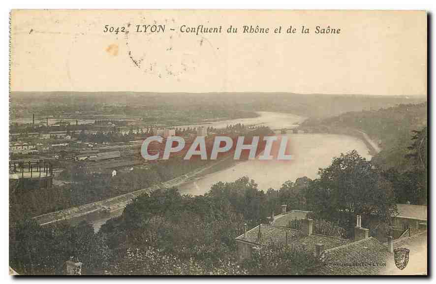 CPA Lyon Confluent du Rhone et de la Saone 