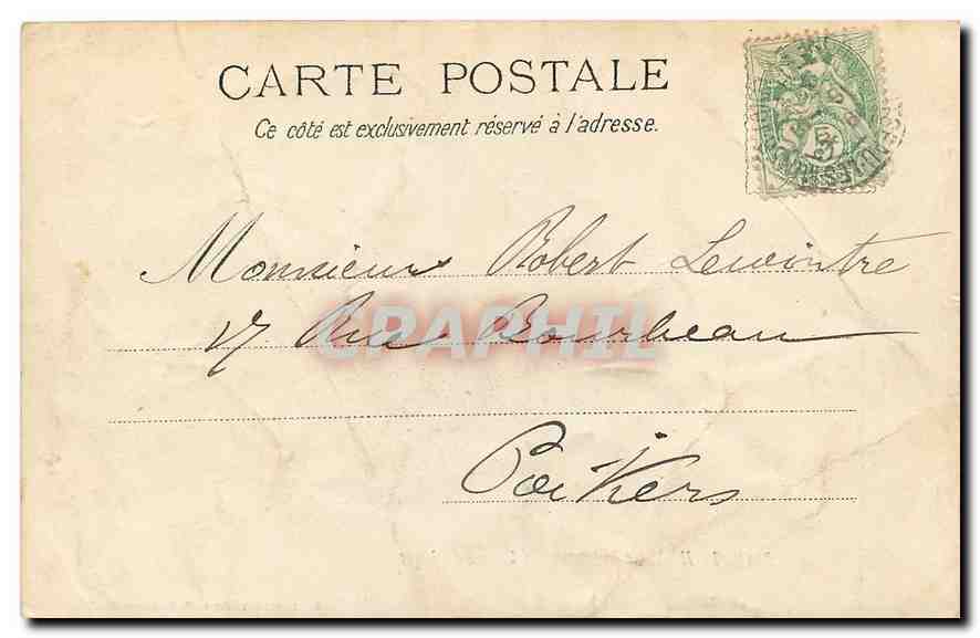 Montceau-les-Mines - Château Galuzot — A. Lemoine, édit. Montceau-les-Mines — Rückseite