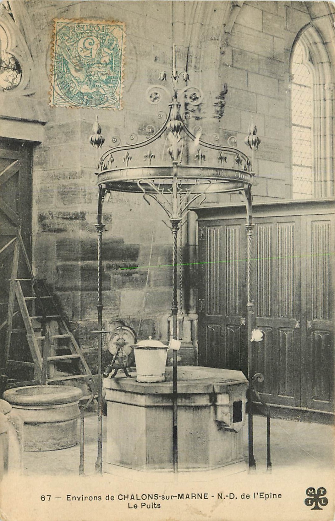 CPA Environs de Chalon sur Marne N D de l'Epine le Puits 