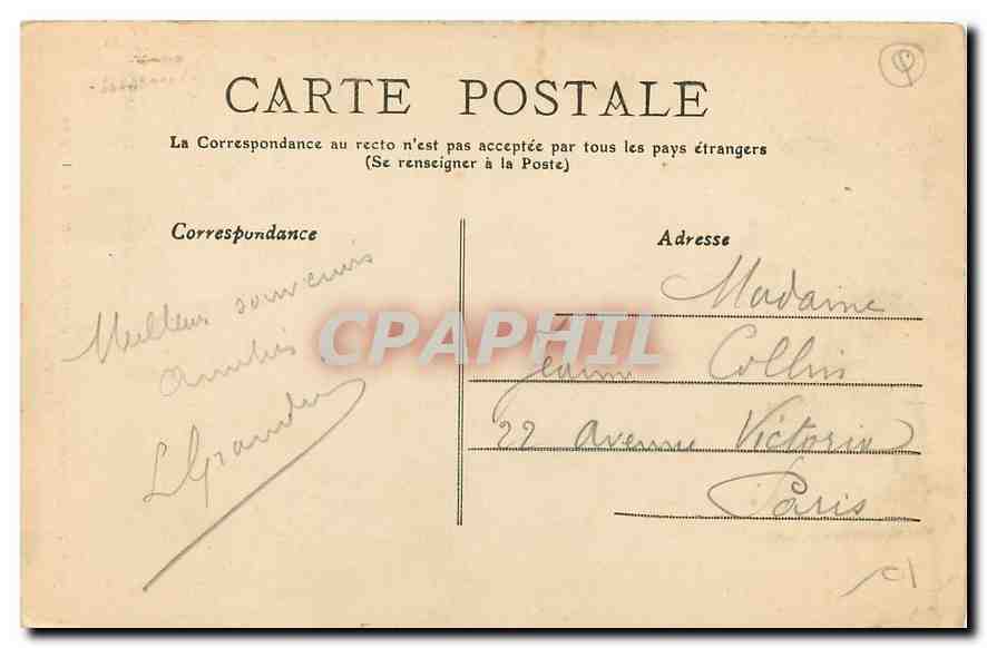 CPA Environs de Chalon sur Marne N D de l'Epine le Puits  — Rückseite