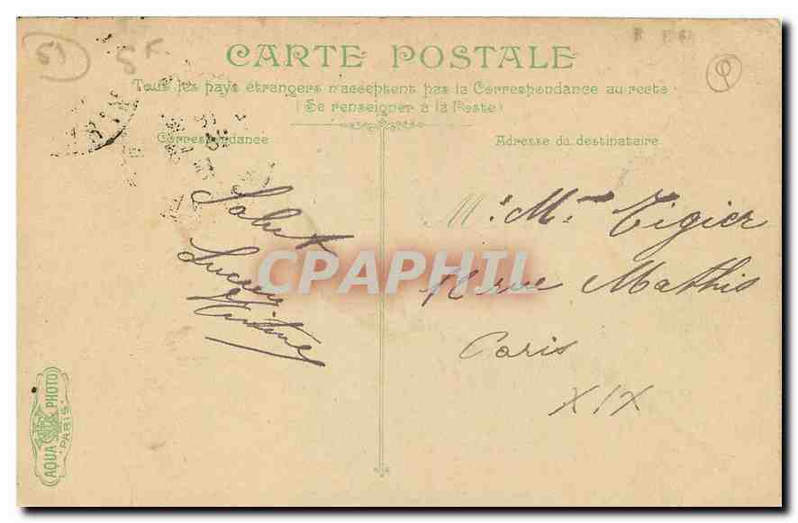 CPA Reims Eglise St Remy Le Tombeau  — Verso
