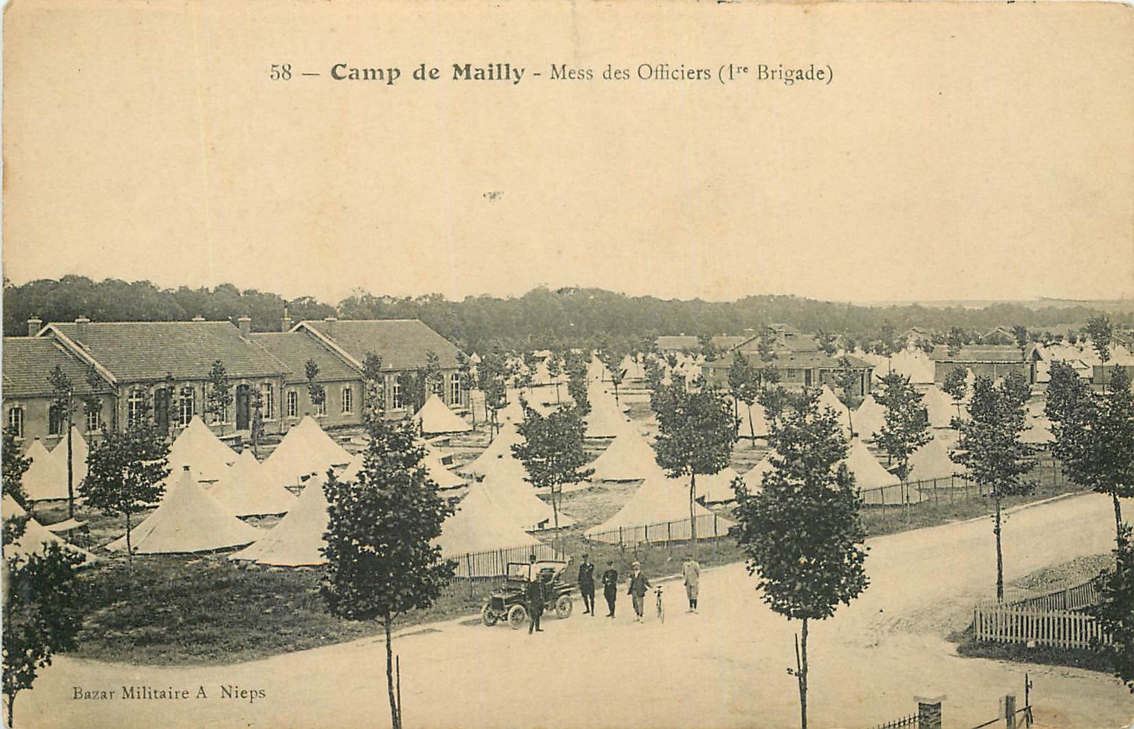 CPA Camp de Mailly Mess des Officiers Militaria