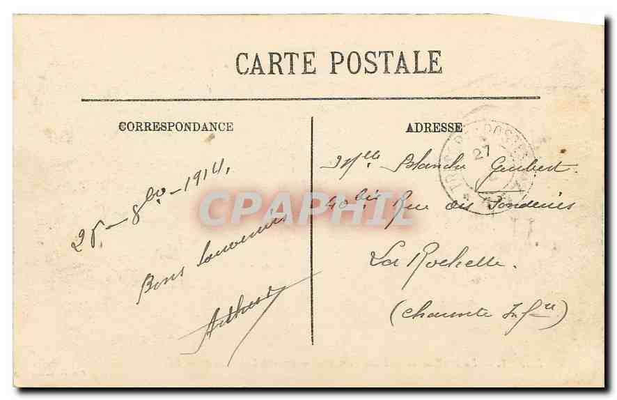 Nancy — La Fontaine de la Place Carnot und Denkmal Sadi-Carnot — Edition Volzard — Rückseite