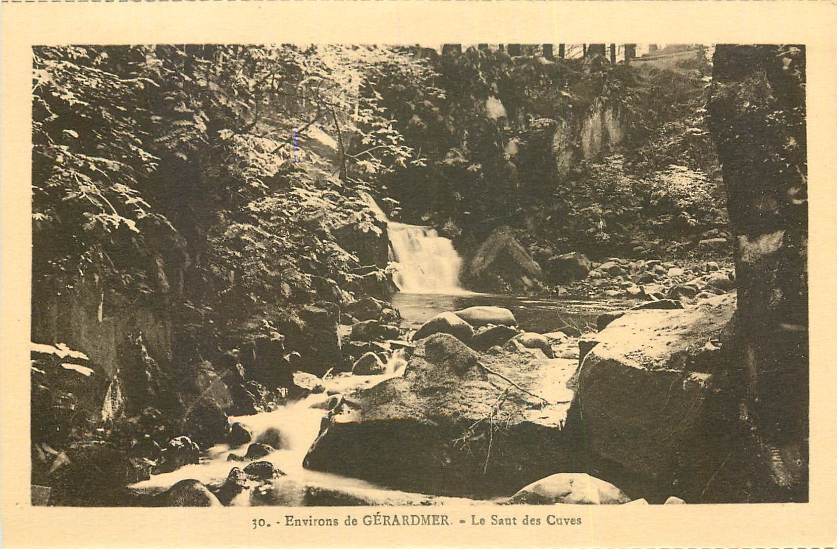 CPA Environs de Gerardmer Le Saut des Cuves 