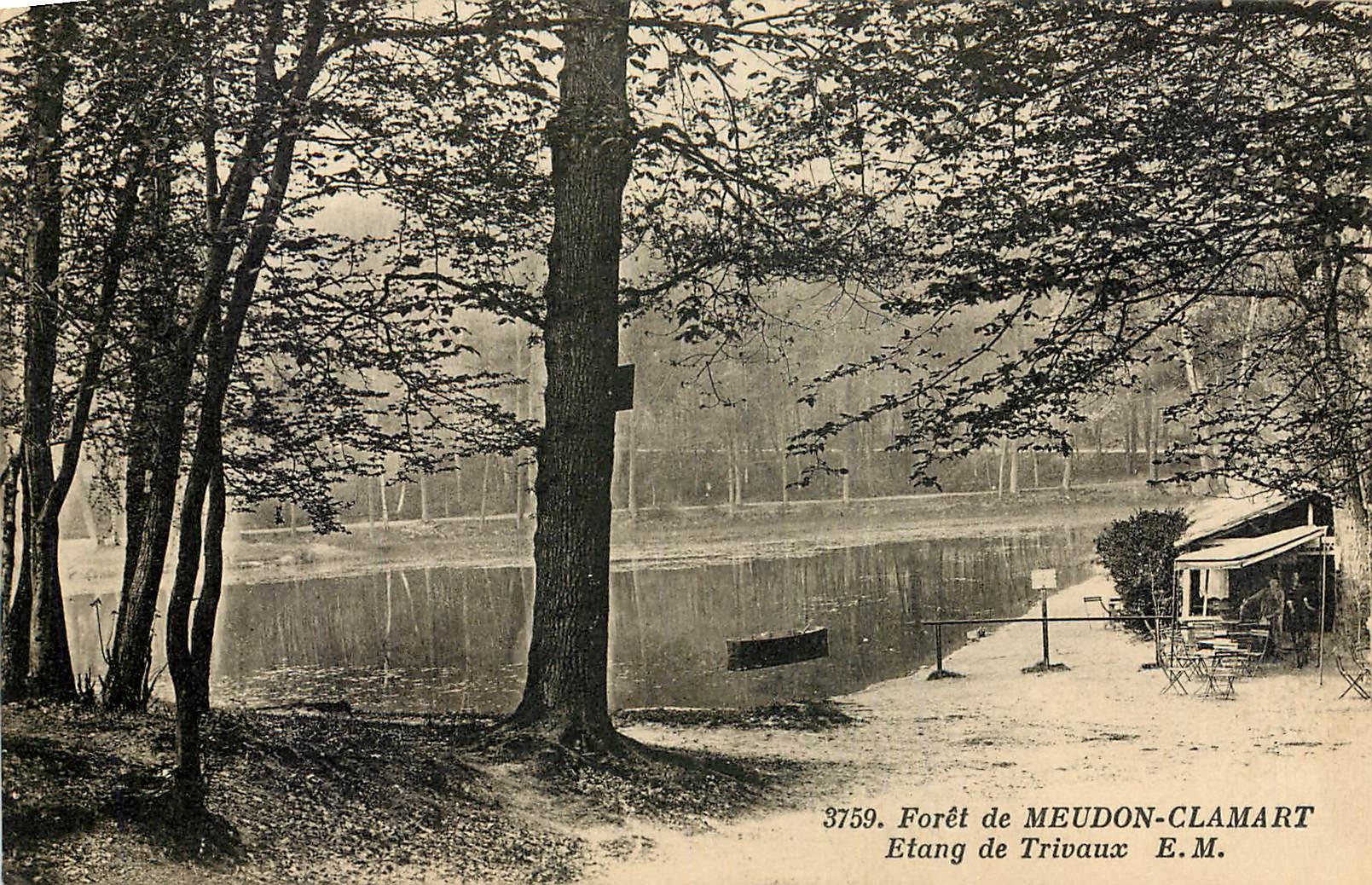 CPA Foret de Meudon Clamart Etang de Trivaux 