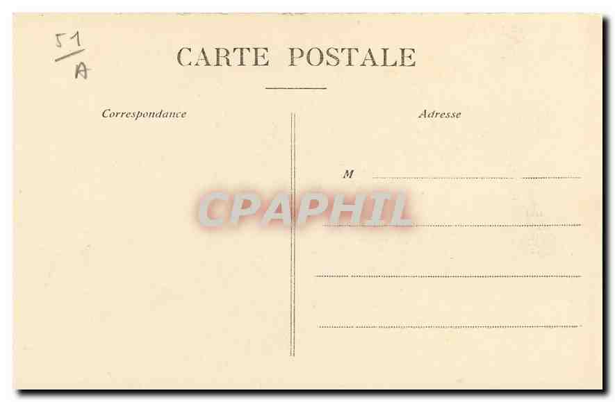 Reims — La Cathédrale — Façade — Éditeur : CPAPHIL, n° de série 89 — Verso