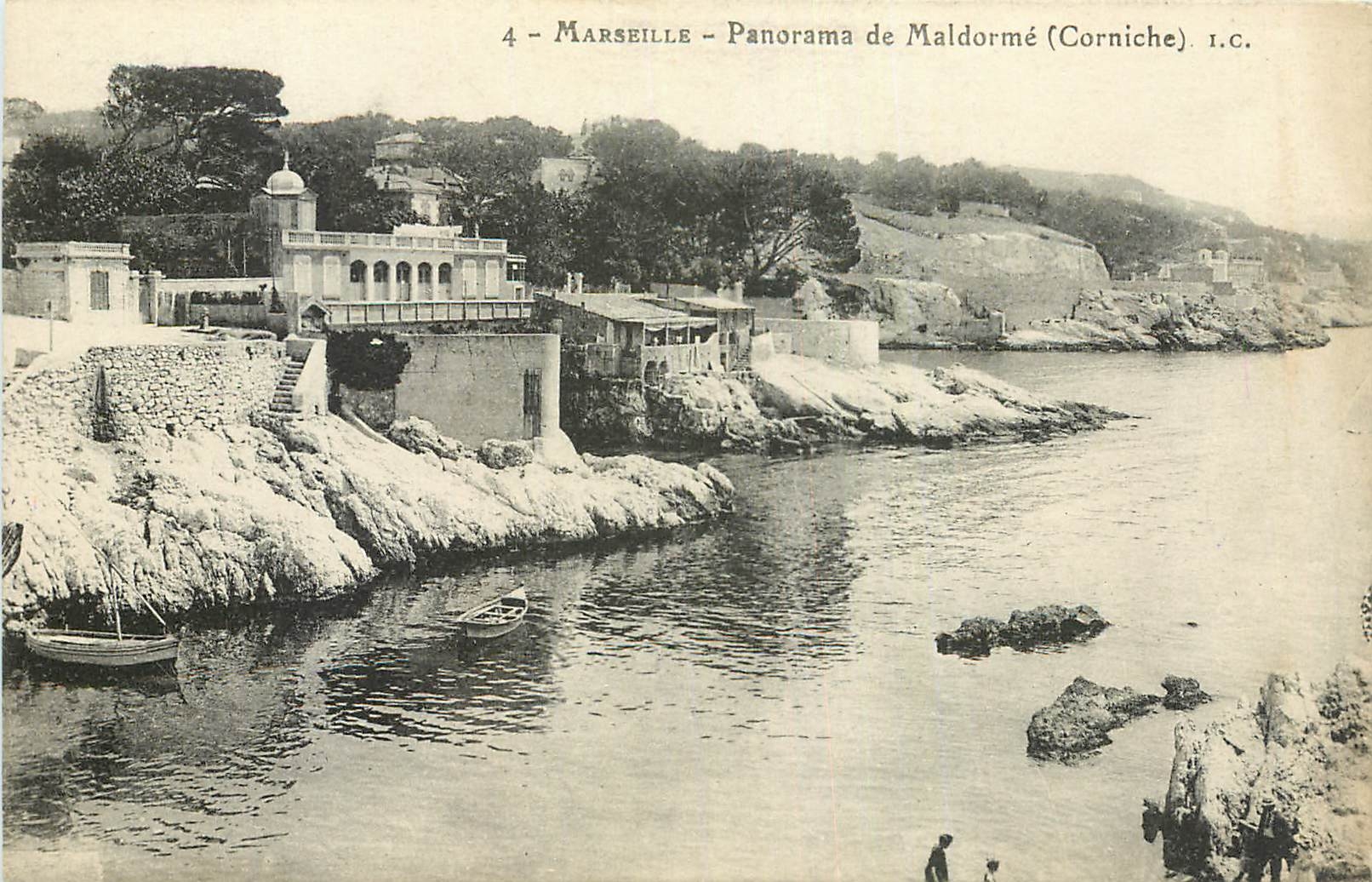 CPA Marseille Panorama de Maldorme Corniche 