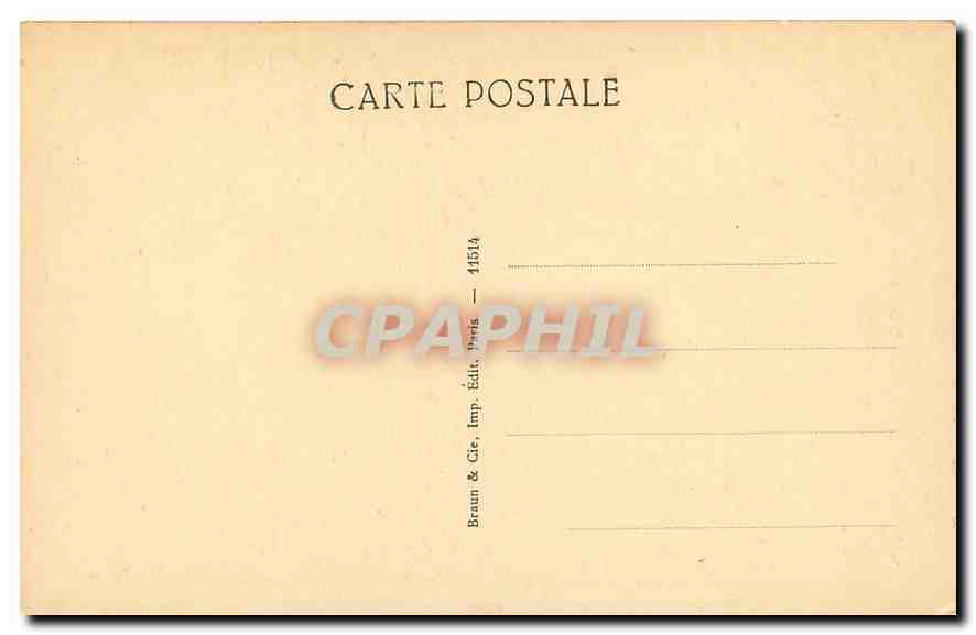 CPA Musee du Louvre A del Sarto La Charite  — Verso