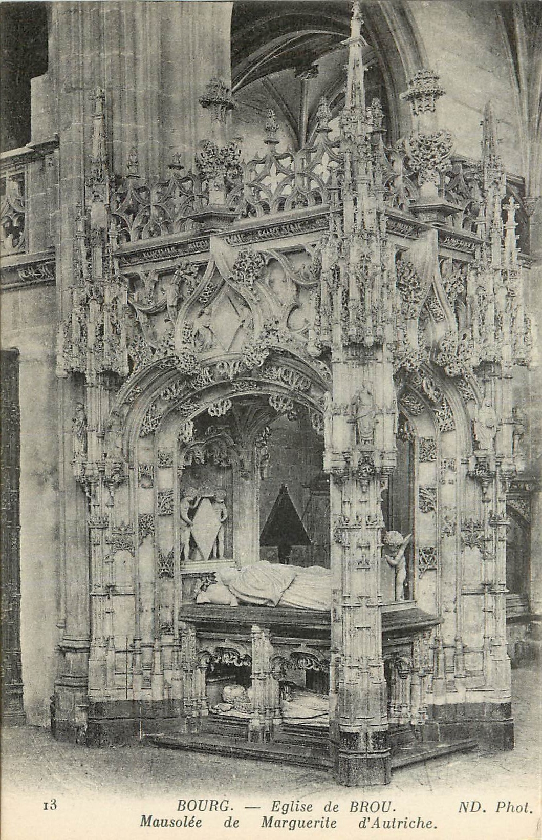 CPA Bourg Eglise de Brou Mausolee de Marguerite d'Autriche 