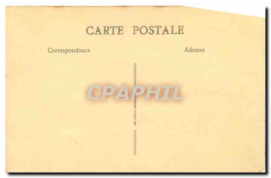 CPA La Savoie Chambery Entree du Chateau la Tour et Portail St Dominique style ogival  — Rückseite