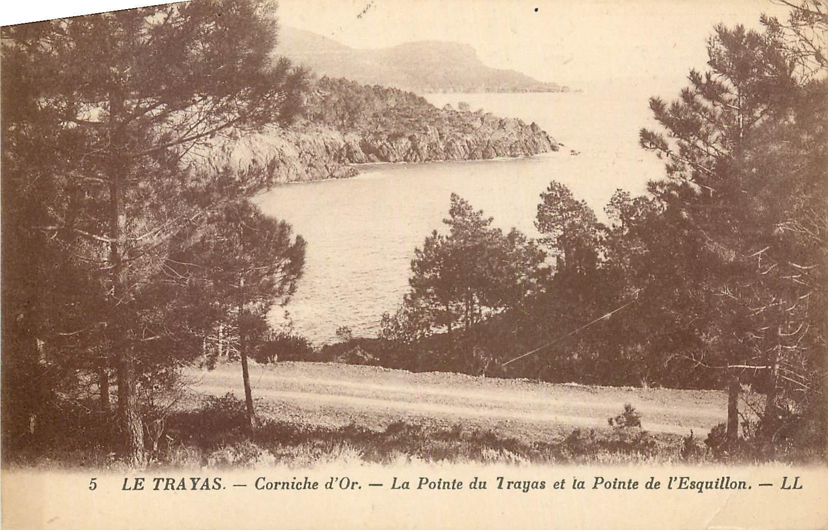 CPA Le Trayas Corniche d'Or La Pointe du Trayas et la Pointe de l'Esquillon 