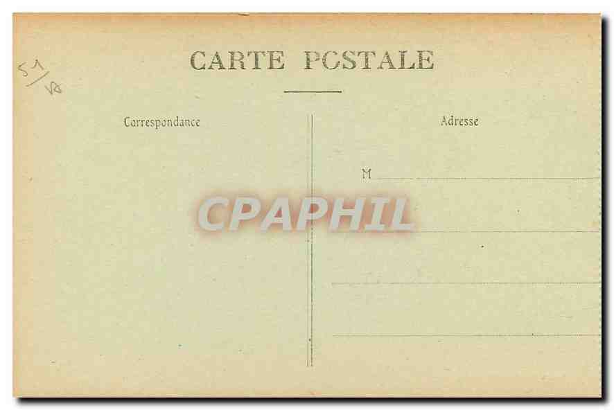 CPA La Pompelle Les Tranchees dans le Bois  — Verso