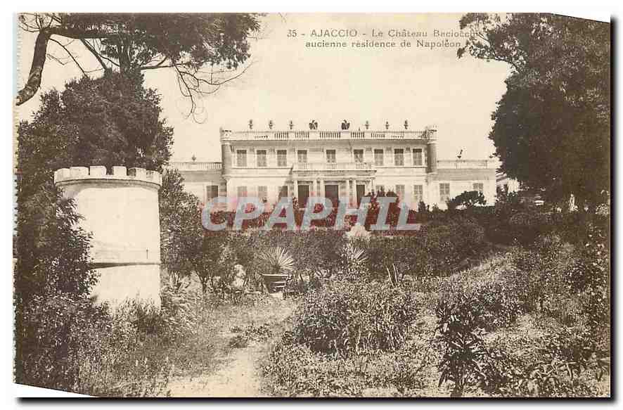 CPA Ajaccio Le Chateau ancienne residence de Napoleon 