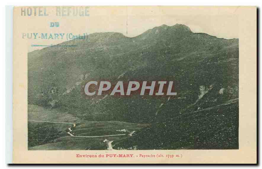 CPA Environs du Puy Mary Peyrache Cachet Hotel Refuge Puy Mary