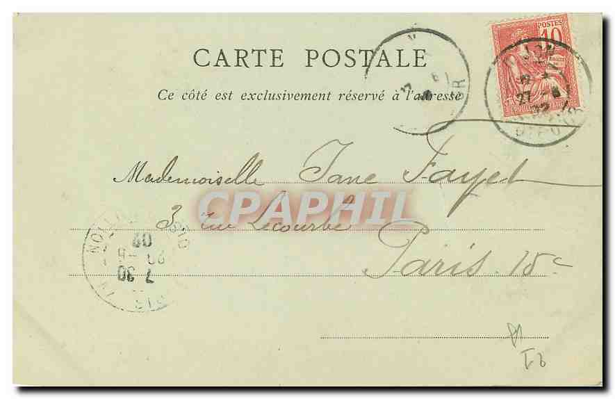 CPA Tombeau de Jean sans Peur et de Marguerite de Baviere  — Verso