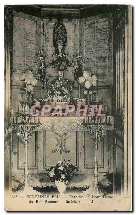 Fontainebleau — Chapelle de Notre-Dame de Bon Secours — LL, n° 365