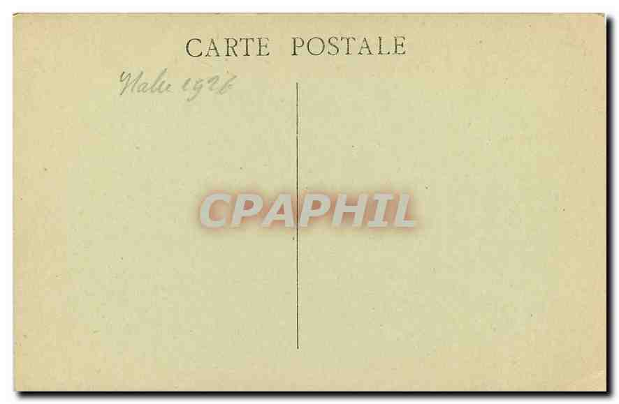 CPA Marseille La Corniche Palace Hotel  — Verso