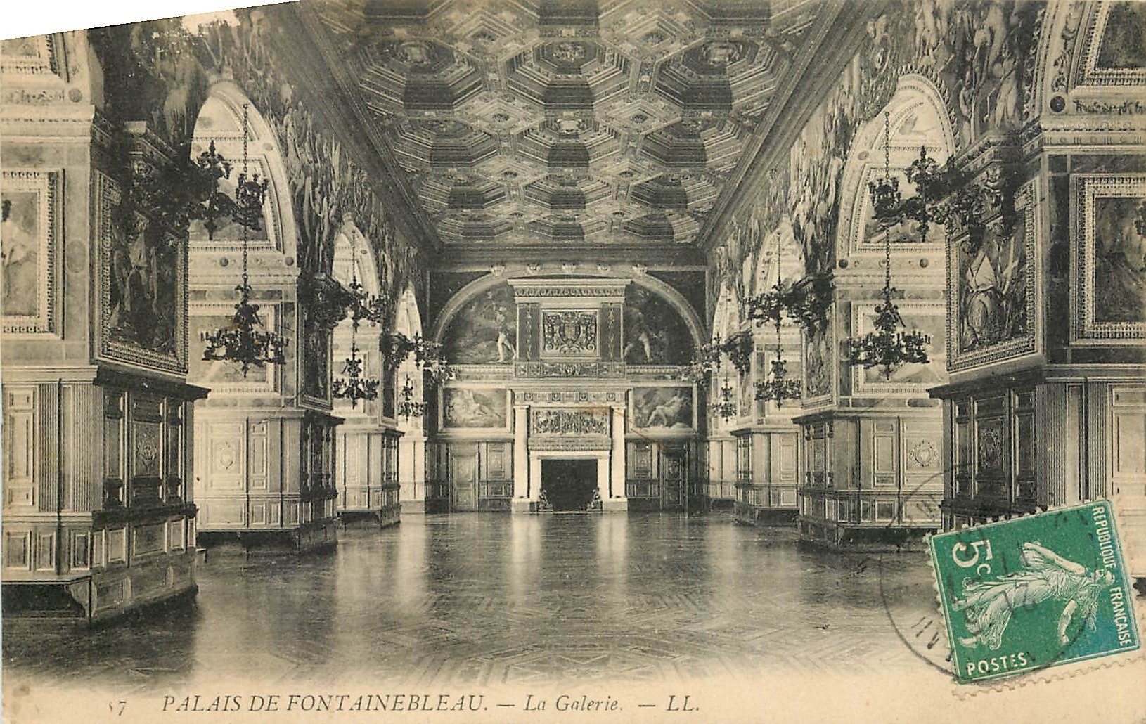 Schloss Fontainebleau — Die Galerie — LL. — Nr. 7