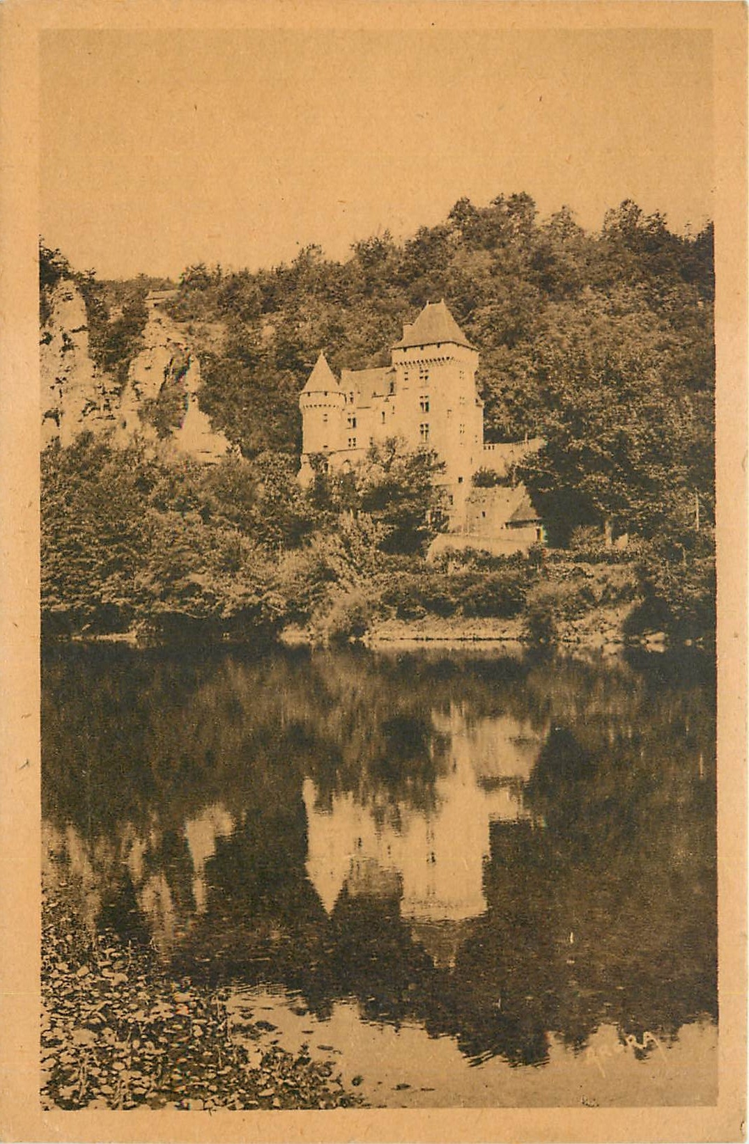 CPA La Roque Gageac Dordogne Chateau de la Malartrie 
