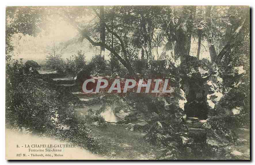 CPA La Chapelle Gauthier Fontaine Ste Anne 