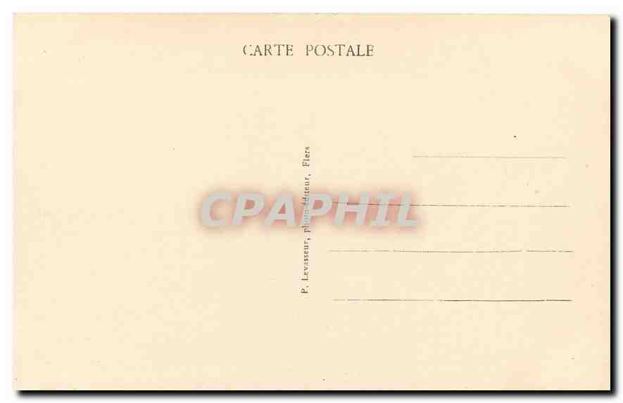 CPA La Normandie Bagnoles de l'Orne Vue sur le Casino du Lac  — Rückseite