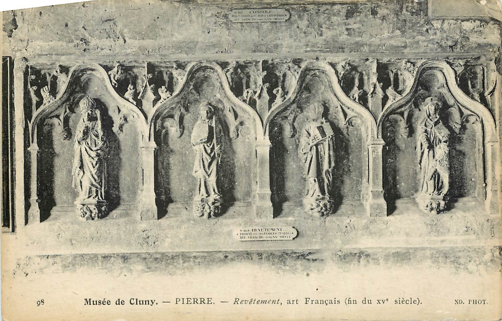 CPA Musee de Cluny Pierre Revetement art Francais 